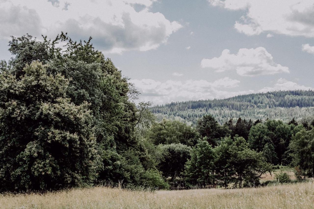 4-Zimmer-Ferienwohnung Waldbluemle Dobel Esterno foto